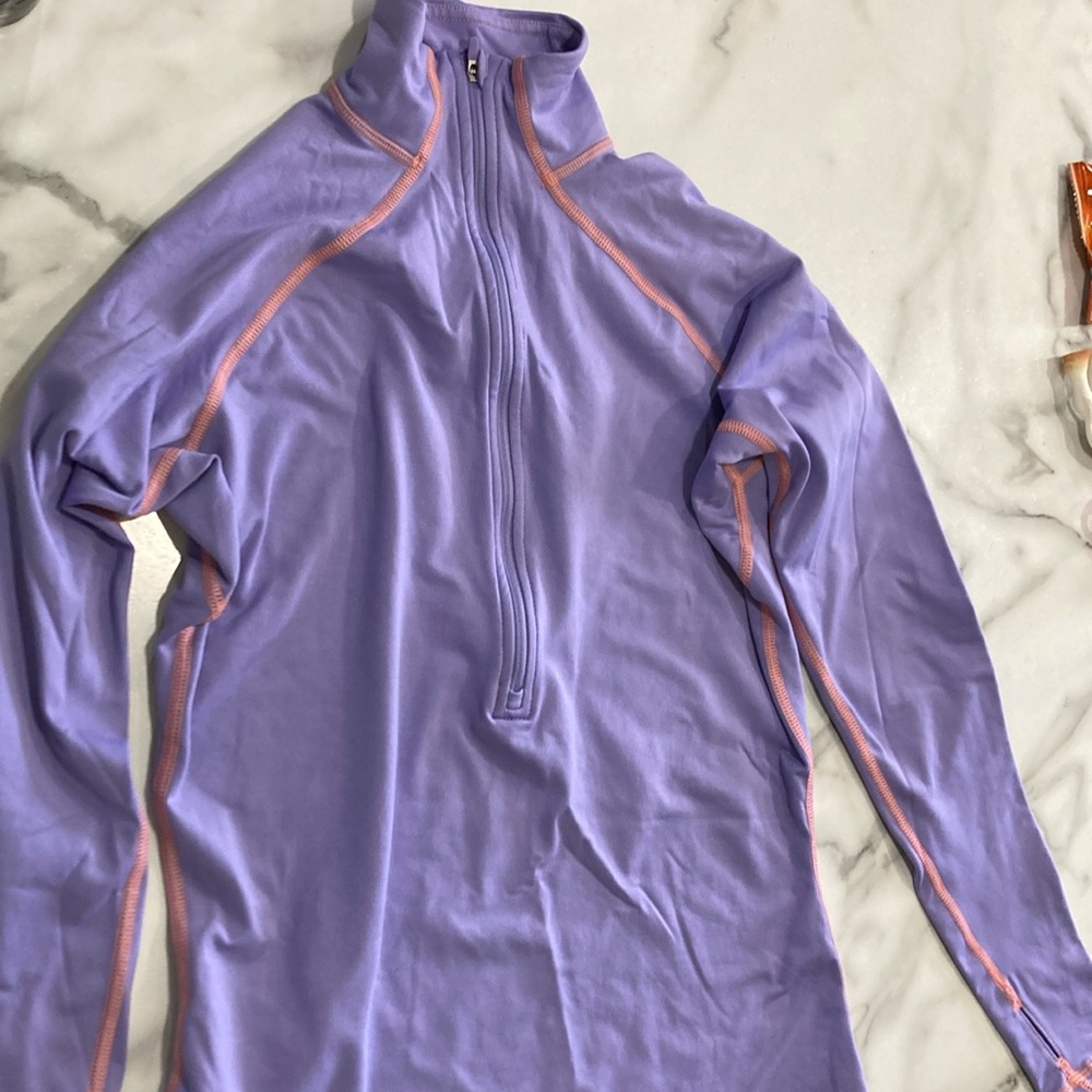 Purple Nike Pro running athletic shirt Large Lg